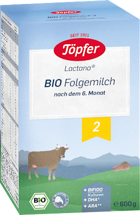 Folgemilch 2 nach dem 6. Monat Töpfer