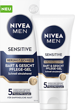 Bart & Gesicht Pflegegel, sensitive NIVEA MEN
