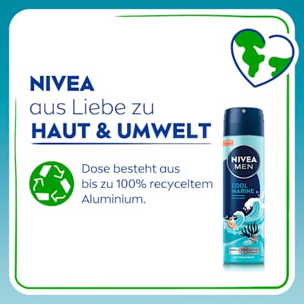 Antitranspirant Deospray Cool Marine NIVEA MEN