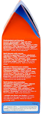 Dinkelkekse Rübli SOMMER