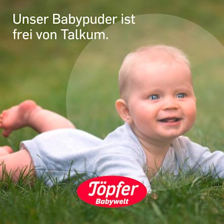 Babypuder Babycare ohne Talkum  Töpfer