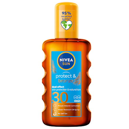 protect & bronze ulje za zaštitu od sunca u spreju, SPF 30 NIVEA SUN