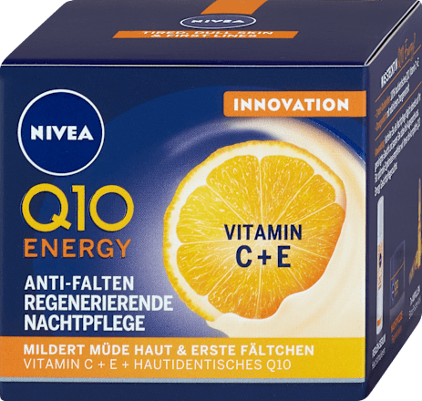 Q10 Energy noćna krema – vitamin C+E NIVEA