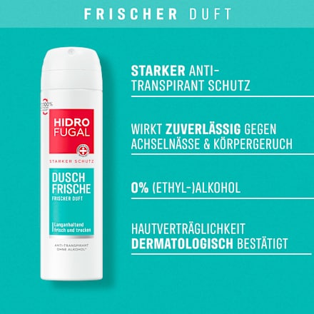 Antitranspirant Deospray Dusch Frische Hidrofugal