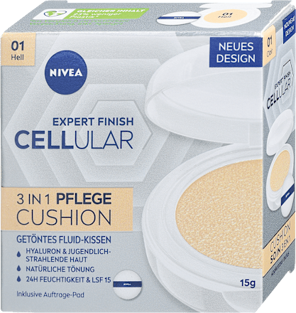 Negovalna blazinica Hyaluron Cellular Filler Cusion, svetel odtenek NIVEA