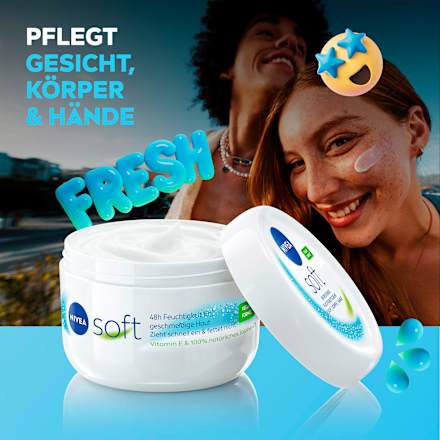 Feuchtigkeitscreme soft im Tiegel NIVEA