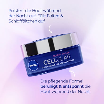 Nachtcreme Anti Age Cellular Expert Filler NIVEA