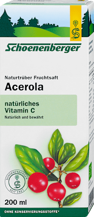 Acerola Naturtrüber Fruchtsaft Schoenenberger