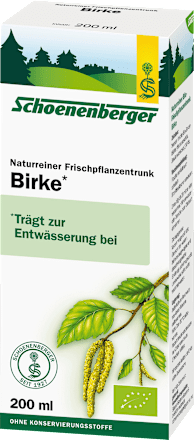 Naturreiner Frischpflanzentrunk Birke Schoenenberger