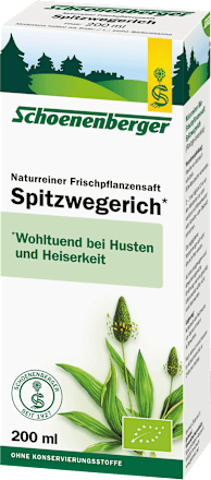 Frischpflanzensaft Spitzwegerich Schoenenberger