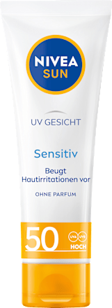 Pleťový krém na opaľovanie Sensitive OF 50 NIVEA SUN