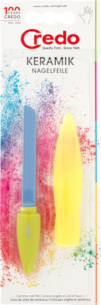 Nagelfeile Keramik pop art Credo
