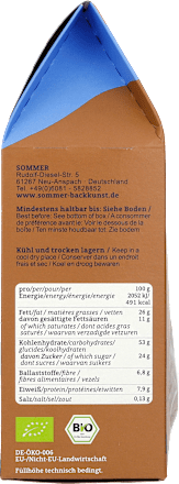 Cookies, Dinkel Vollkorn Schoko SOMMER