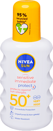 Sprej za zaščito pred soncem in alergijo na sonce Sensitive, ZF 50+ NIVEA SUN