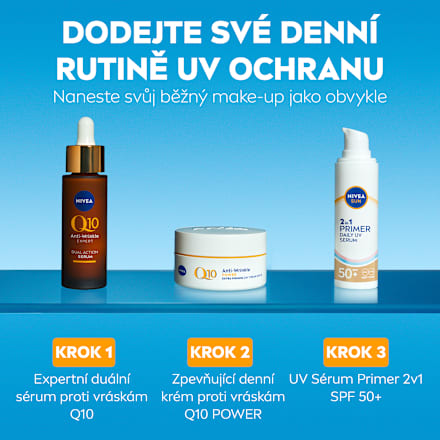 pleťové sérum 2 v 1 SPF50+ NIVEA SUN