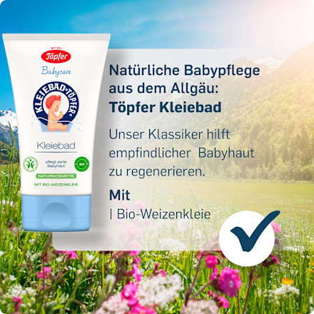 Baby Badezusatz Kleiebad Babycare Töpfer