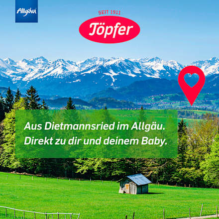 Folgemilch 2 nach dem 6. Monat Töpfer