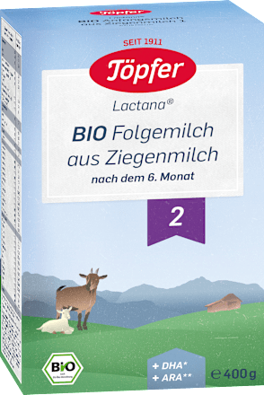 Folgemilch 2 aus Ziegenmilch nach dem 6. Monat Töpfer