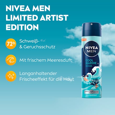 Antitranspirant Deospray Cool Marine NIVEA MEN