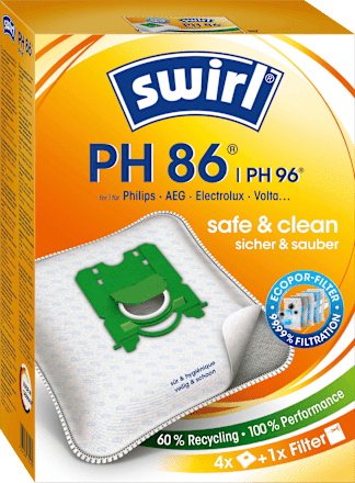 MicroPor Plus Staubsaugerbeutel PH86 / PH96 Swirl