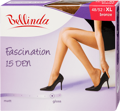 Harisnyanadrág Fascination, 15 DEN, bronz, XL Bellinda