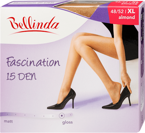 Harisnyanadrág Fascination, 15 DEN, almond, XL Bellinda