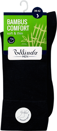 Férfi zokni, bambusz, kék, 39-42 Bellinda