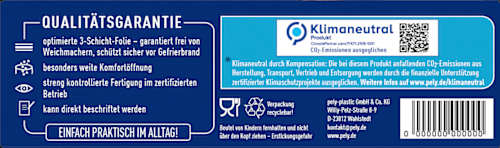 Gefrierbeutel 1 L PELY® KLIMANEUTRAL 