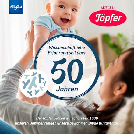 Folgemilch 3 ab dem 10. Monat Töpfer