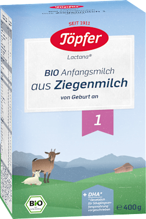 Anfangsmilch 1 aus Ziegenmilch, von Geburt an Töpfer
