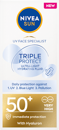 TRIPLE PROTECT fluid za zaštitu lica od sunca, SPF 50+ NIVEA SUN