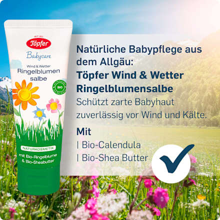 Wind & Wetter  Ringelblumensalbe Babycare  Töpfer