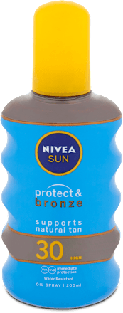 Olej na opaľovanie v spreji Protect & Bronze OF 30 NIVEA SUN