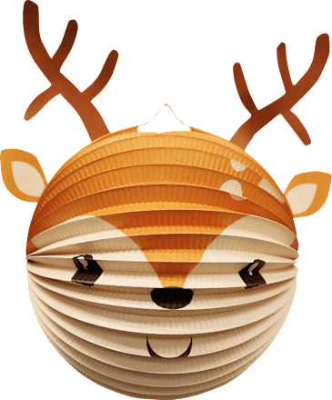 Laterne, Motiv Reh Dekorieren & Einrichten