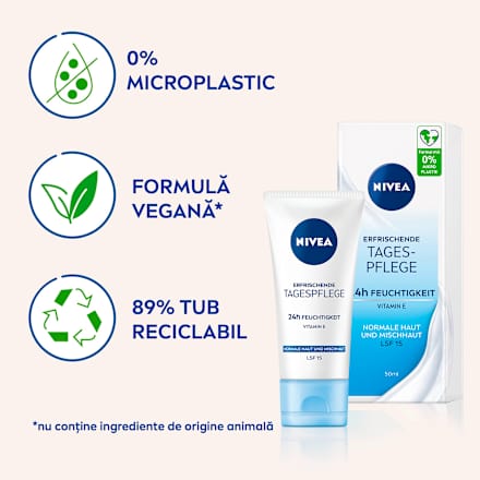 Cremă hidratantă pentru față cu SPF15 NIVEA