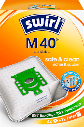 Staubsaugerbeutel M40 MicroPor Plus Swirl