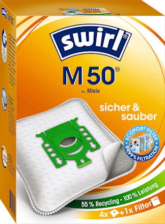 Staubsaugerbeutel M50 MicroPor Plus inkl. 1 Filter Swirl