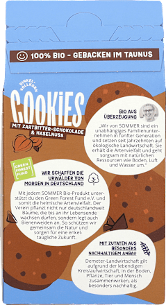 Cookies, Dinkel Vollkorn Schoko SOMMER