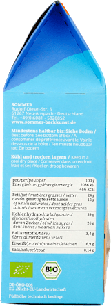 Cookies, Dinkel Schoko-Orange SOMMER