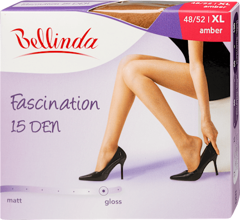 Harisnyanadrág Fascination, 15 DEN, amber, XL Bellinda