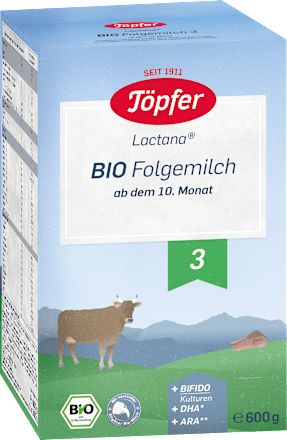 Folgemilch 3 ab dem 10. Monat Töpfer