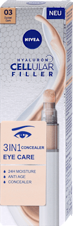 HYALURON CELLULAR FILLER 3 IN 1 korektor za područje oko očiju - 03 Dark   NIVEA
