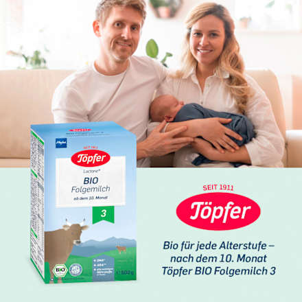 Folgemilch 2 nach dem 6. Monat Töpfer