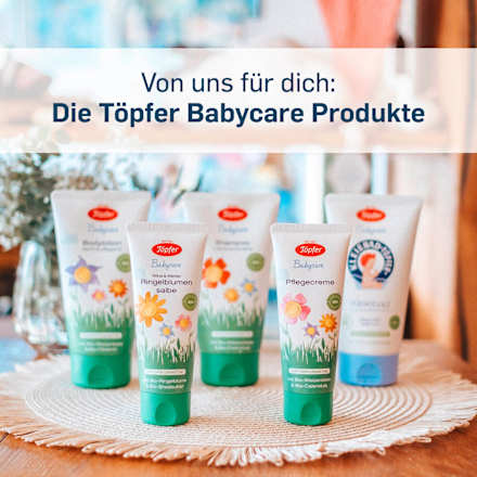 Babypuder Babycare ohne Talkum  Töpfer