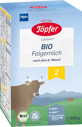 Folgemilch 2 nach dem 6. Monat Töpfer