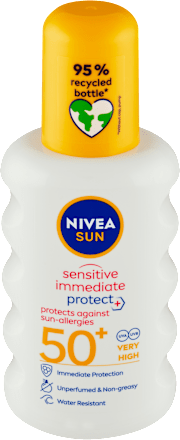 Sprej na opaľovanie Sensitive OF 50+ NIVEA SUN