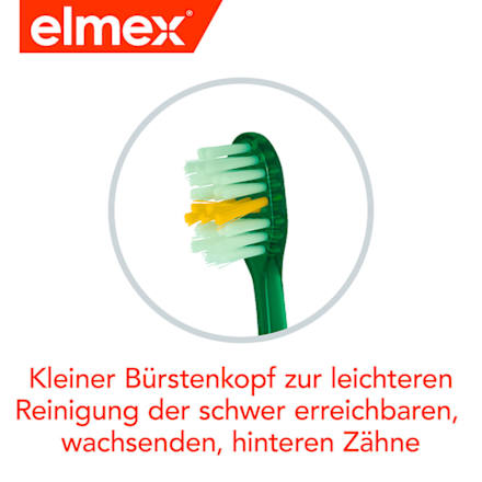 Zahnbürste Kinder Junior, 12 Jahren elmex