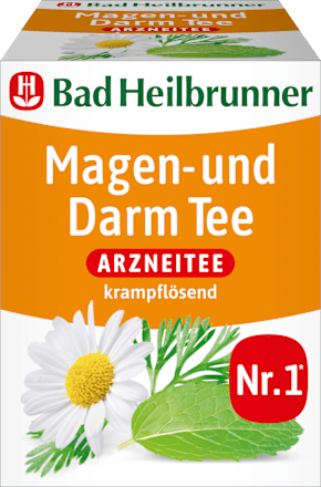 Arzneitee, Magen- & Darm Tee (8 Beutel) Bad Heilbrunner