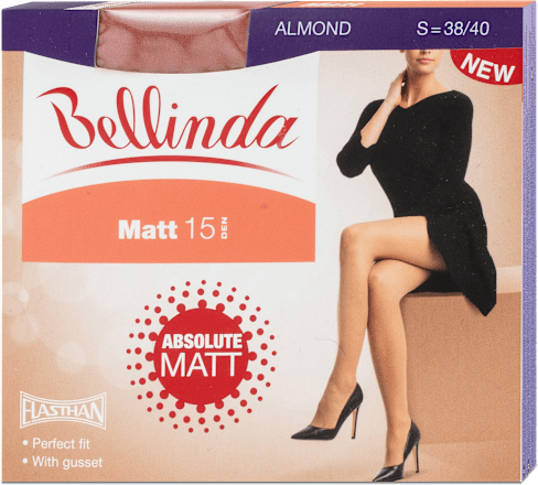 punčochové kalhoty MATT, velikost 40 almond Bellinda