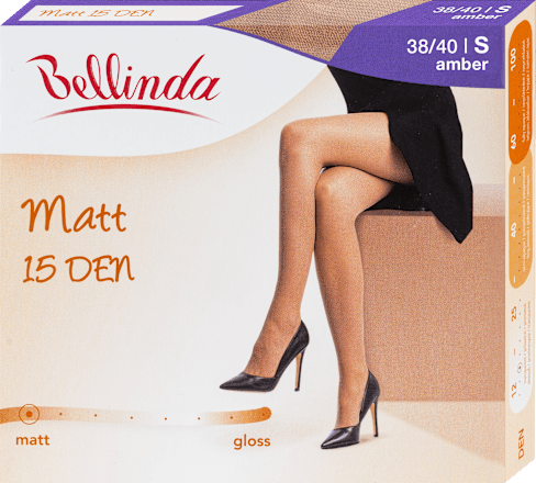 punčochové kalhoty MATT, velikost 40, amber Bellinda